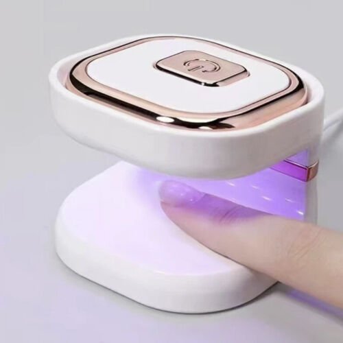 Mini lampada per unghie a led Uv, asciugatrice per smalto per unghie da 6 w  per dito singolo, lampada fototerapia creativa all'uovo portatile per unghie  in gel, lampada per unghie UV ad